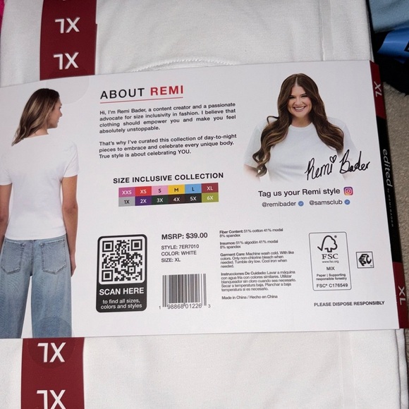 Edited by Remi Bader Black Baby Tee - Picture 5 of 6